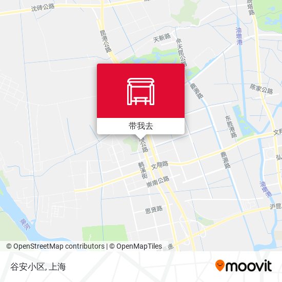 谷安小区地图