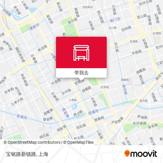 宝铭路新镇路地图