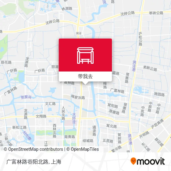 广富林路谷阳北路地图