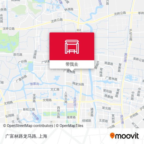 广富林路龙马路地图