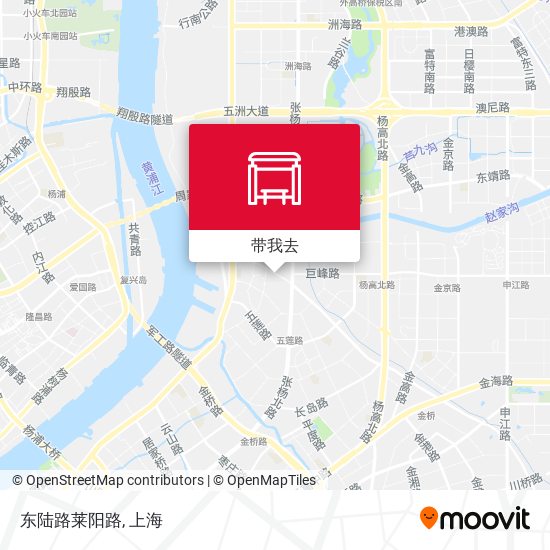 东陆路莱阳路地图