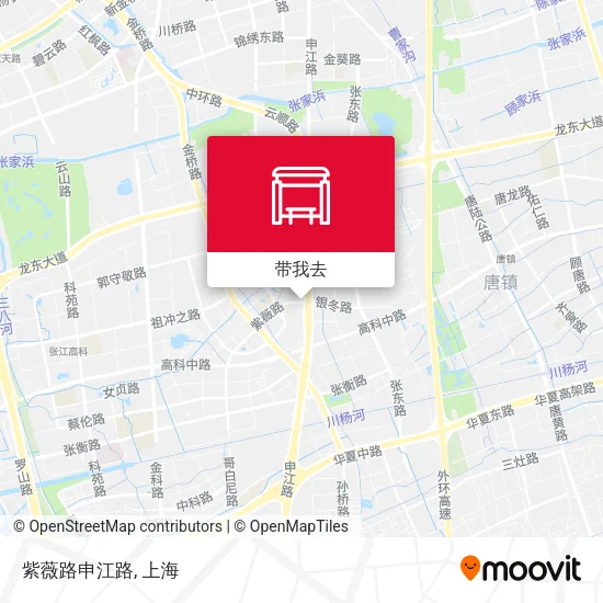 紫薇路申江路地图