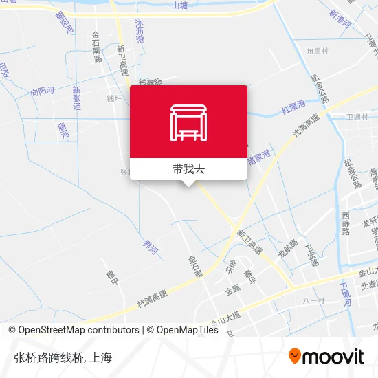 张桥路跨线桥地图