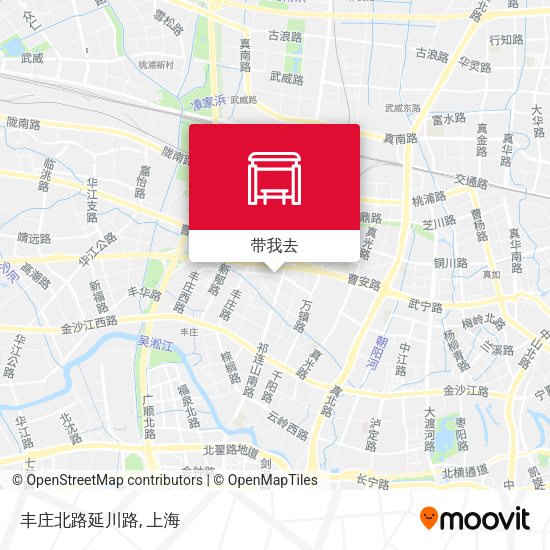 丰庄北路延川路地图