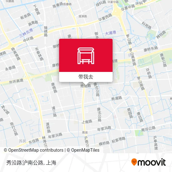 秀沿路沪南公路地图
