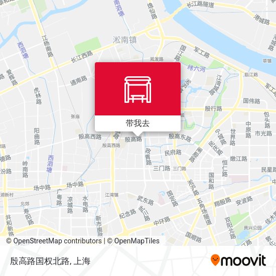 殷高路国权北路地图