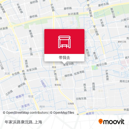 年家浜路康沈路地图