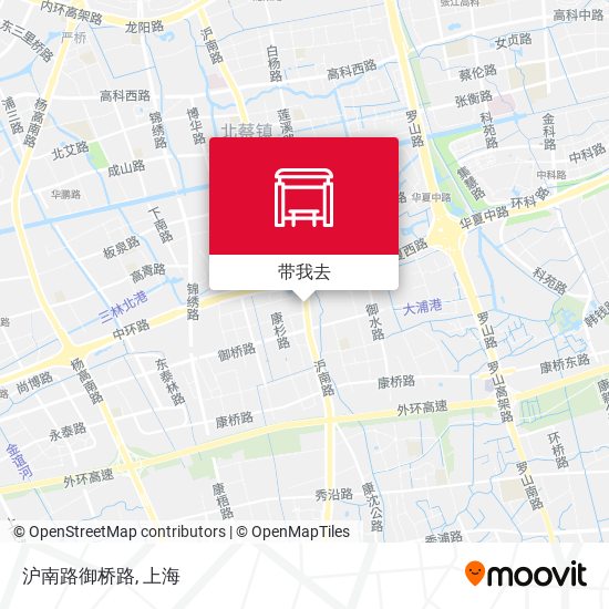 沪南路御桥路地图