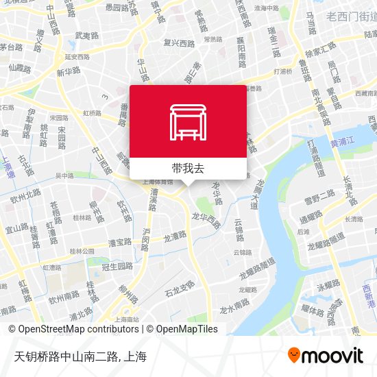 天钥桥路中山南二路地图