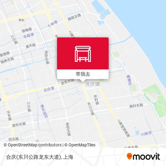 合庆(东川公路龙东大道)地图