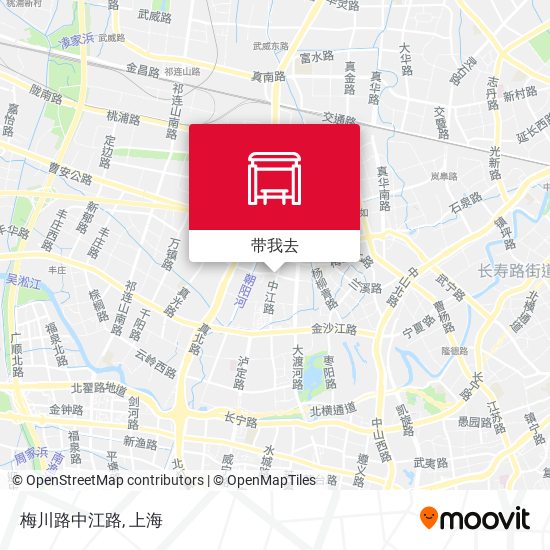 梅川路中江路地图