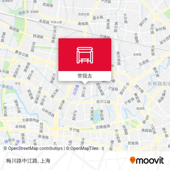 梅川路中江路地图