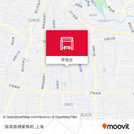 陈章路傅家厍村地图