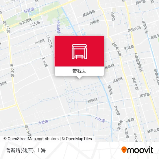 普新路(储店)地图