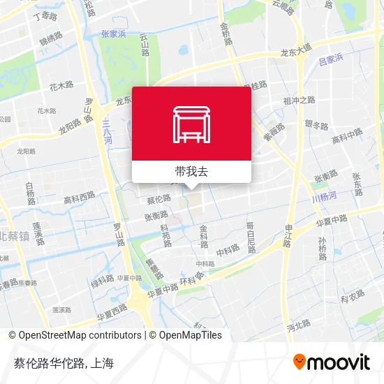 蔡伦路华佗路地图
