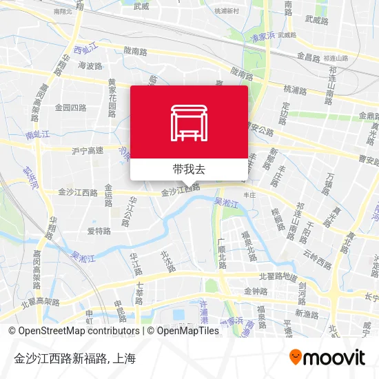 金沙江西路新福路地图