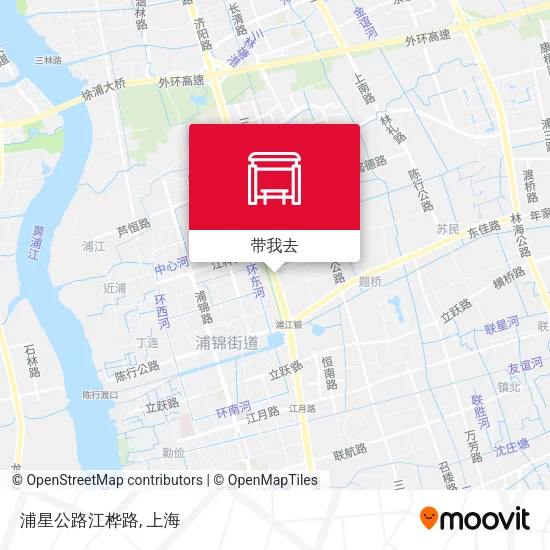 浦星公路江桦路地图