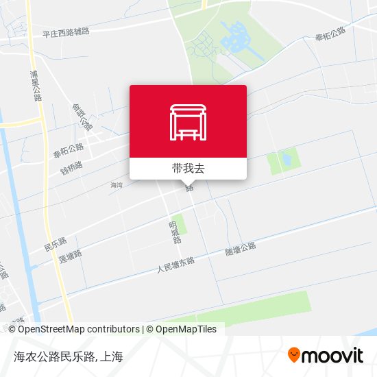 海农公路民乐路地图