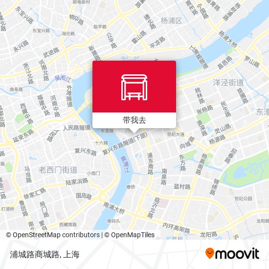 浦城路商城路地图