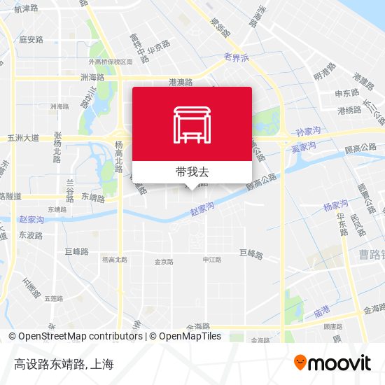 高设路东靖路地图