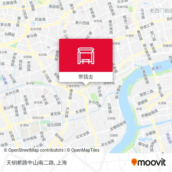 天钥桥路中山南二路地图