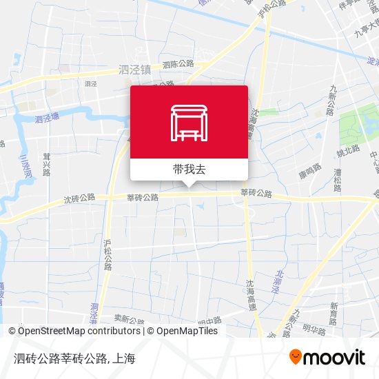 泗砖公路莘砖公路地图