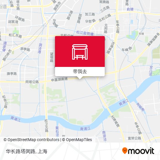 华长路塔闵路地图