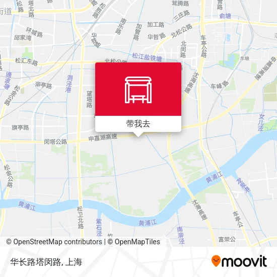 华长路塔闵路地图