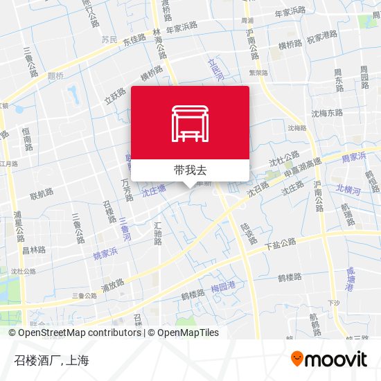 召楼酒厂地图