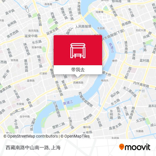 西藏南路中山南一路地图