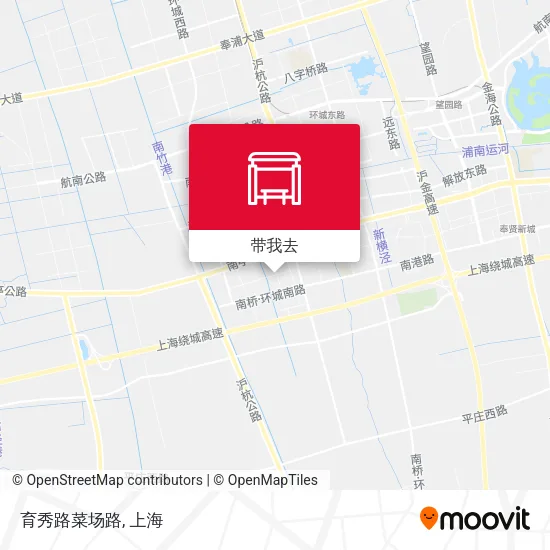 育秀路菜场路地图