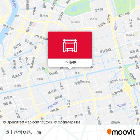 成山路博华路地图