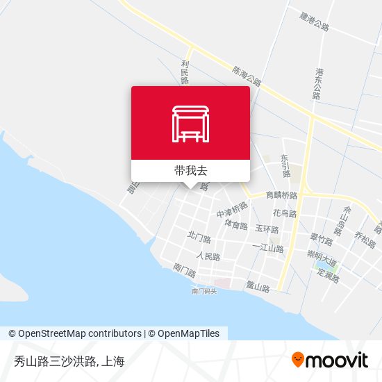 秀山路三沙洪路地图