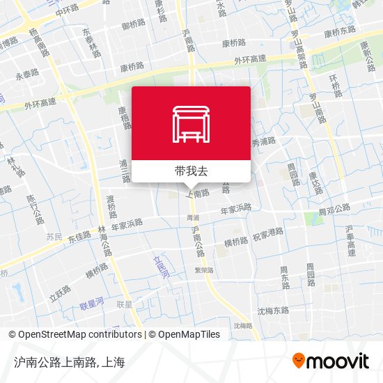 沪南公路上南路地图