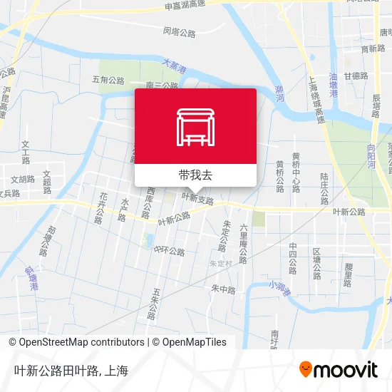 叶新公路田叶路地图