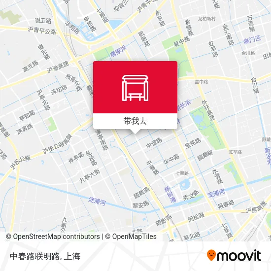 中春路联明路地图
