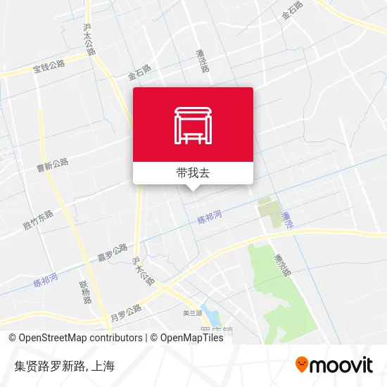 集贤路罗新路地图
