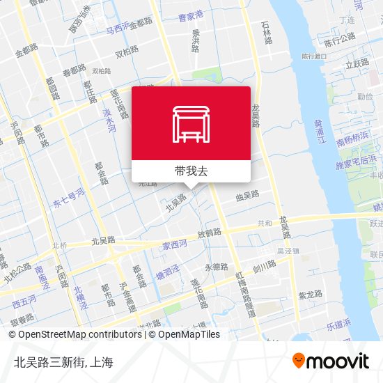 北吴路三新街地图