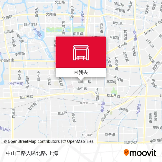 中山二路人民北路地图
