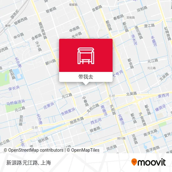 新源路元江路地图