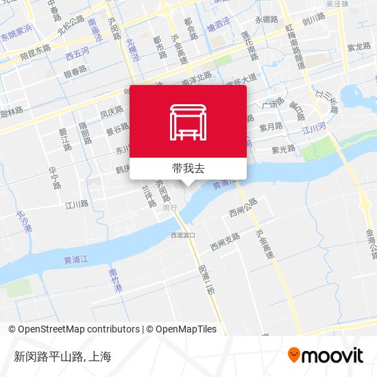 新闵路平山路地图