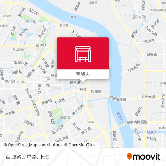 白城路民星路地图