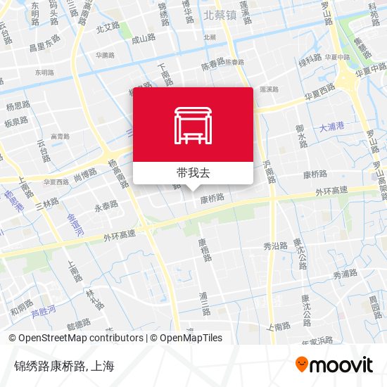 锦绣路康桥路地图