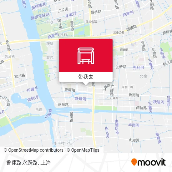 鲁康路永跃路地图