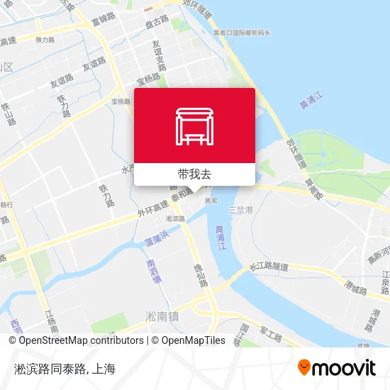 淞滨路同泰路地图