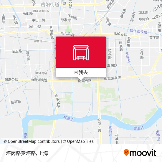 塔闵路黄塔路地图