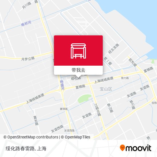 绥化路春雷路地图