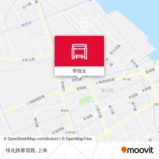 绥化路春雷路地图