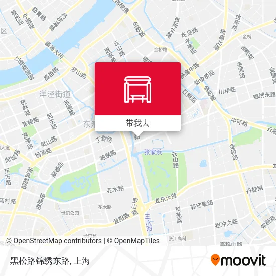 黑松路锦绣东路地图