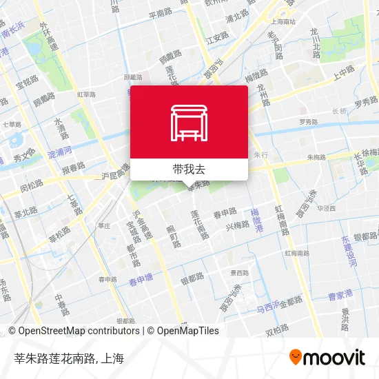 莘朱路莲花南路地图